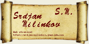 Srđan Milinkov vizit kartica